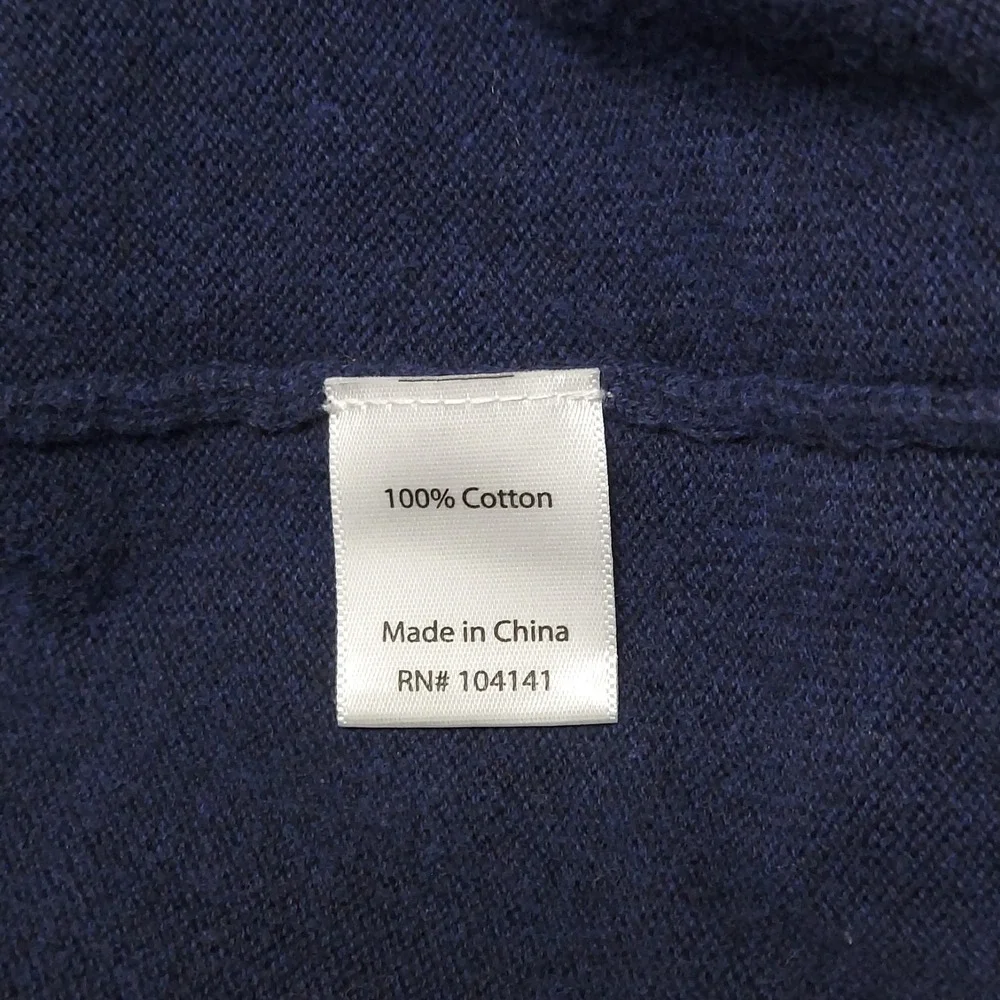 Walter Hagen Sweater Vest Men L 1/4 Zip Argyle‎ Knit Blue Golf Preppy Classic